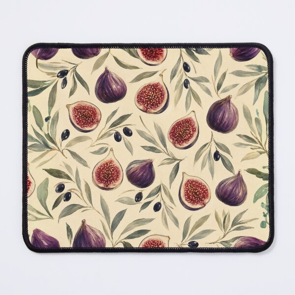 Item preview, Rustic Mediterranean Fig Pattern - Summer Oil Painting Botanical designed and sold by Digital Muse Store.