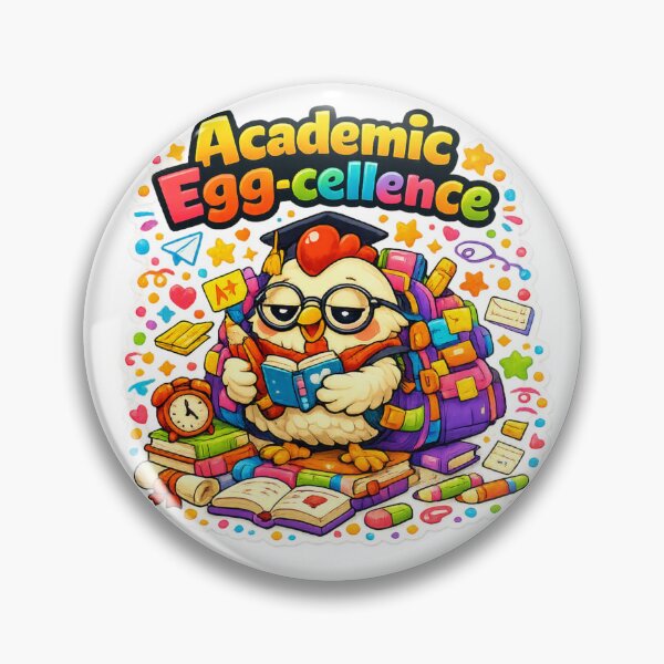 Item preview, Academic Egg-cellence designed and sold by Chill Chicken Studio.