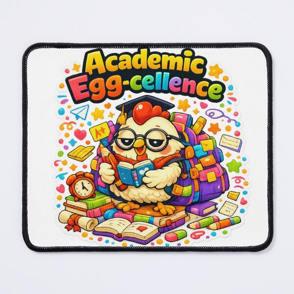 Item preview, Academic Egg-cellence designed and sold by Chill Chicken Studio.