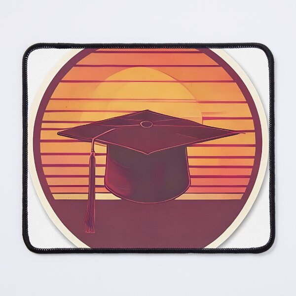 Item preview, Retro Grad: Class of 2026 Sunset Graduation Cap St designed and sold by Mercella-Inc.