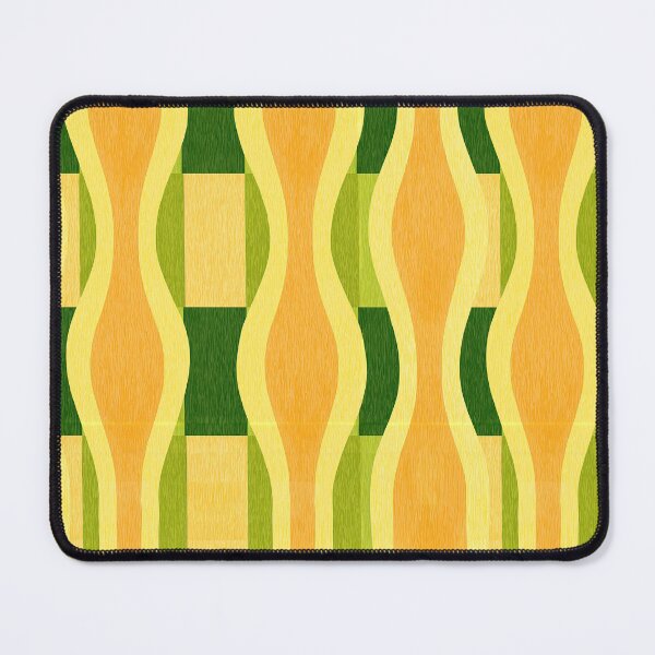 Item preview, Retro Lime and Mustard Waves designed and sold by Piotrek0001.