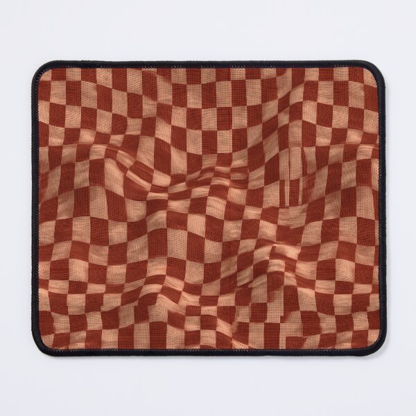 Item preview, Wavy Rust Red Distortion Grid designed and sold by Piotrek0001.