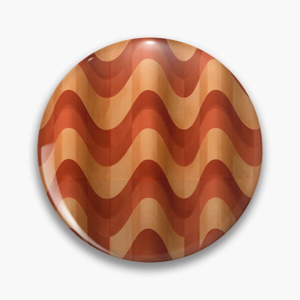 Item preview, Terracotta Vertical Sine Waves designed and sold by Piotrek0001.