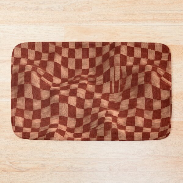 Item preview, Wavy Rust Red Distortion Grid designed and sold by Piotrek0001.