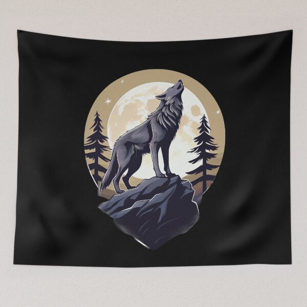 Item preview, Wild and Free Wolf designed and sold by RockitBaby.