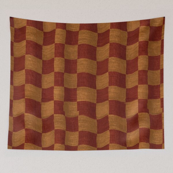 Item preview, Brick Red Textured Square Pattern designed and sold by Piotrek0001.