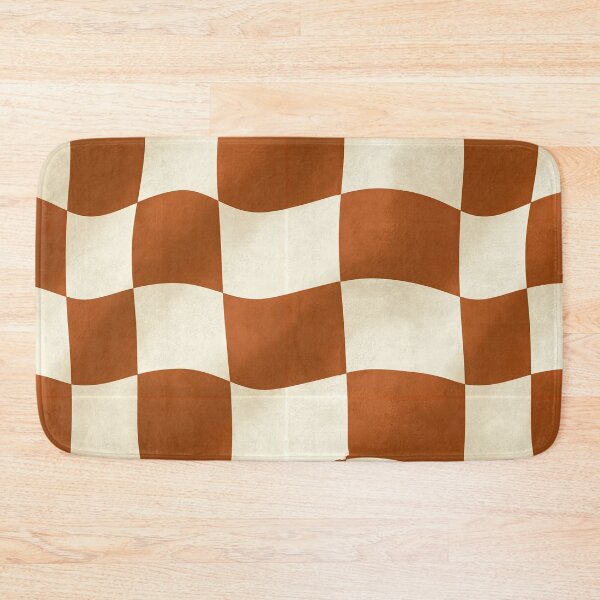 Item preview, Espresso and Cream Wavy Check designed and sold by Piotrek0001.