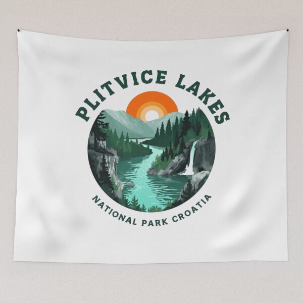 Item preview, Plitvice Lakes National Park Croatia Travel Vacation Souvenir designed and sold by Simsimah26Parks.