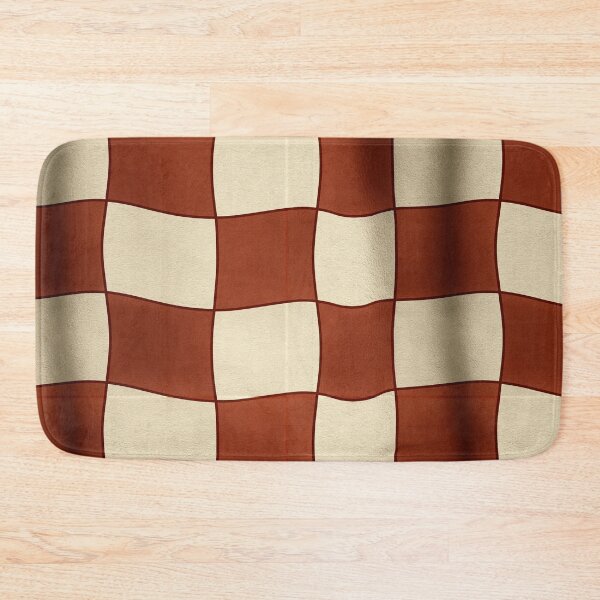 Item preview, Chocolate Brown Melted Grid Art designed and sold by Piotrek0001.