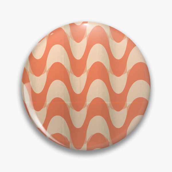Item preview, Peach Coastal Ripple Pattern designed and sold by Piotrek0001.