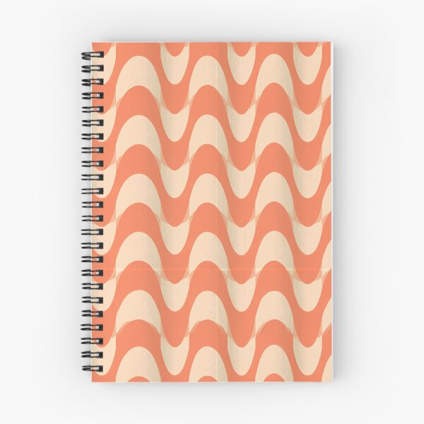 Item preview, Peach Coastal Ripple Pattern designed and sold by Piotrek0001.