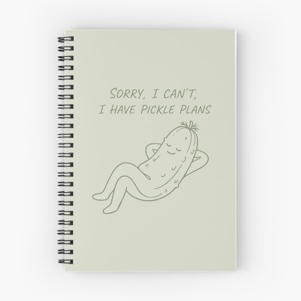 Item preview, funny inappropriate pickles Sorry, I Can't, I Have Pickle Plans designed and sold by Uglyandcute.