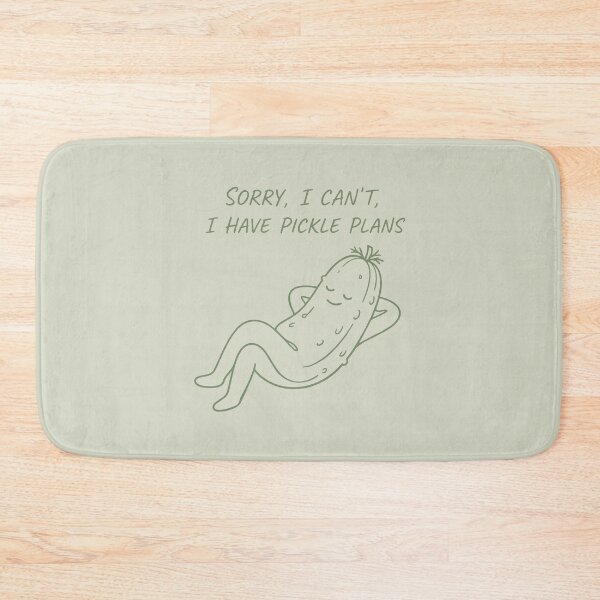 Item preview, funny inappropriate pickles Sorry, I Can't, I Have Pickle Plans designed and sold by Uglyandcute.