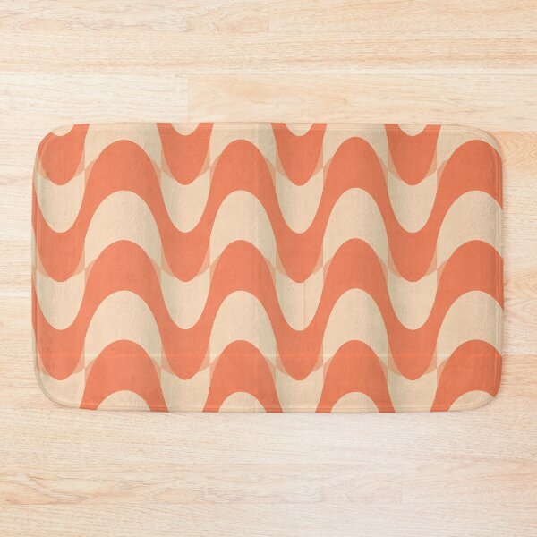 Item preview, Peach Coastal Ripple Pattern designed and sold by Piotrek0001.
