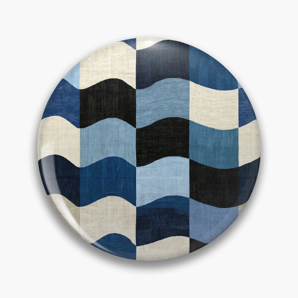 Item preview, Denim Blue Geometric Flow Art designed and sold by Piotrek0001.