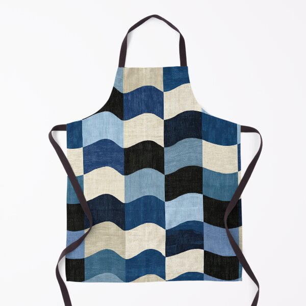 Item preview, Denim Blue Geometric Flow Art designed and sold by Piotrek0001.
