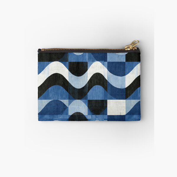Item preview, Navy Blue Sine Wave Texture designed and sold by Piotrek0001.