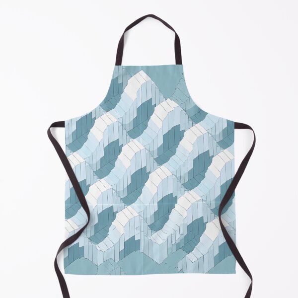 Item preview, Arctic Blue Geometric Step Design designed and sold by Piotrek0001.
