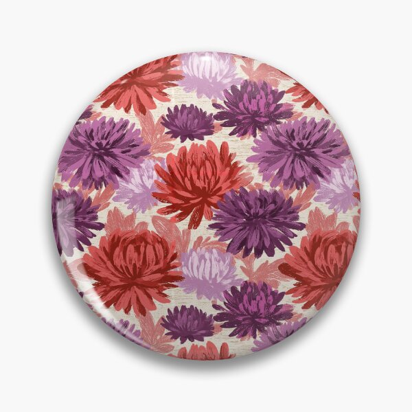 Item preview, Graceful Chrysanthemum Flower  - Retro Flower Floral - Anniversary Gifts For Dad designed and sold by RoyalStarsPatts.