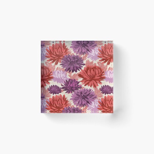 Item preview, Graceful Chrysanthemum Flower  - Retro Flower Floral - Anniversary Gifts For Dad designed and sold by RoyalStarsPatts.