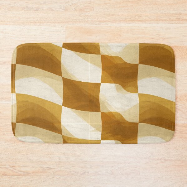 Item preview, Mustard Retro Curve Pattern designed and sold by Piotrek0001.