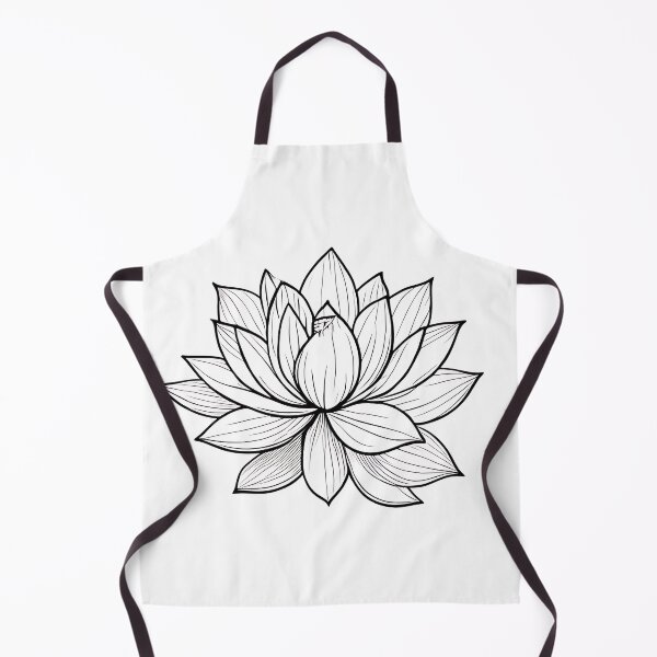 Item preview, Zen Bloom: Minimalist Lotus Flower Line Art Design designed and sold by Mercella-Inc.