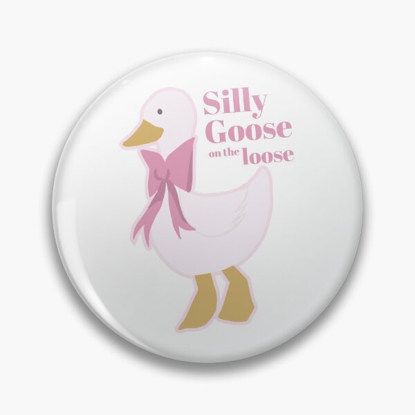 Item preview, Silly Goose on the Loose Cute Pink Bow Coquette designed and sold by kristinedesigns.