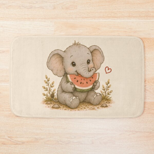 Item preview, Snack Time Elephant designed and sold by MellowMunchkins.