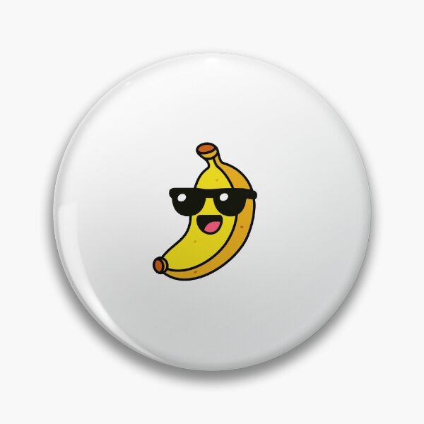 Item preview, Cool Banana with Sunglasses Sticker | Funny Cute Banana Cartoon | Kawaii Fruit Aesthetic designed and sold by DripKick.