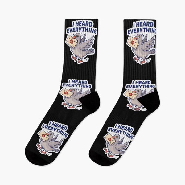 Item preview, I Heard Everything Funny Gossip Pigeon Office Humor designed and sold by Fitswear.