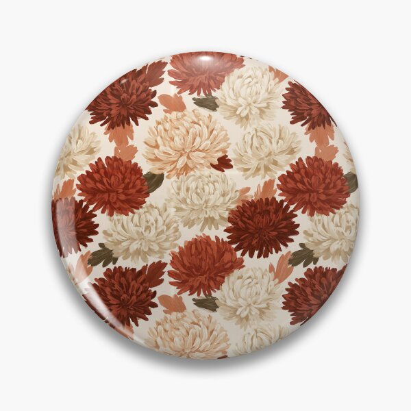 Item preview, Ornamental Chrysanthemum Floral  - Birth Flower Pattern - Anniversary Gifts For Her designed and sold by RoyalStarsPatts.