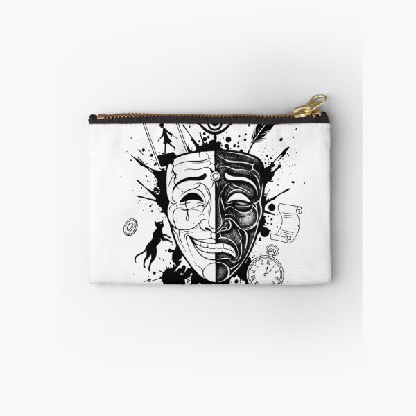 Item preview, Theater Mask Abstract Art designed and sold by ghostlogic-th.