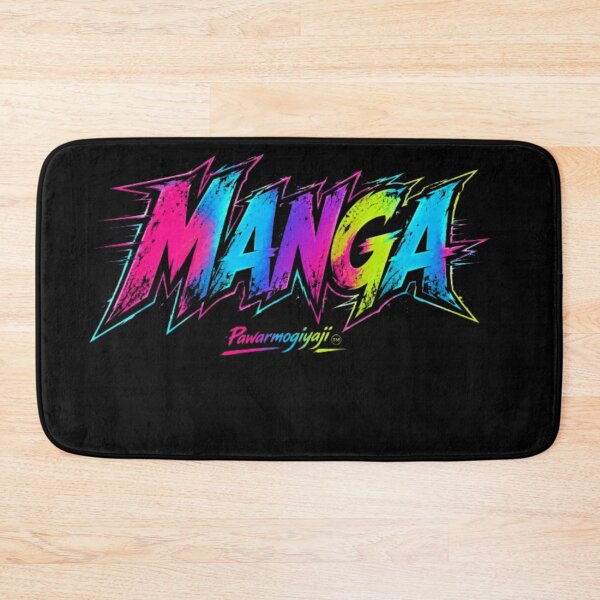 Item preview, ​Colorful Retro Manga Typography Splatter Art designed and sold by Pawar1999.