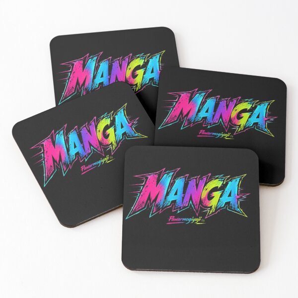 Item preview, ​Colorful Retro Manga Typography Splatter Art designed and sold by Pawar1999.