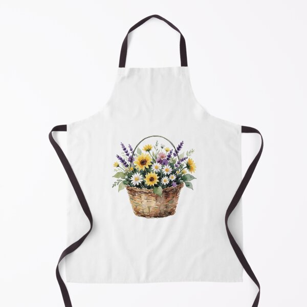 Item preview, Sunflower Basket Sticker | Cottage Garden Flowers designed and sold by AillustriaAK.