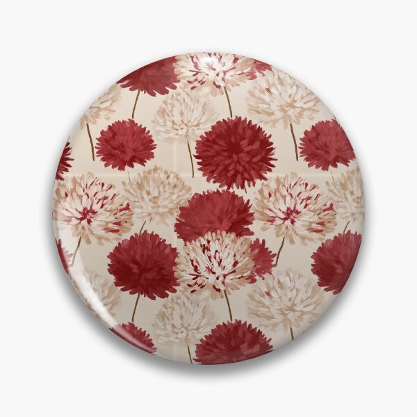 Item preview, Charming Chrysanthemum Print  - Flower Bouquet Pattern - Anniversary Gifts For Him designed and sold by RoyalStarsPatts.