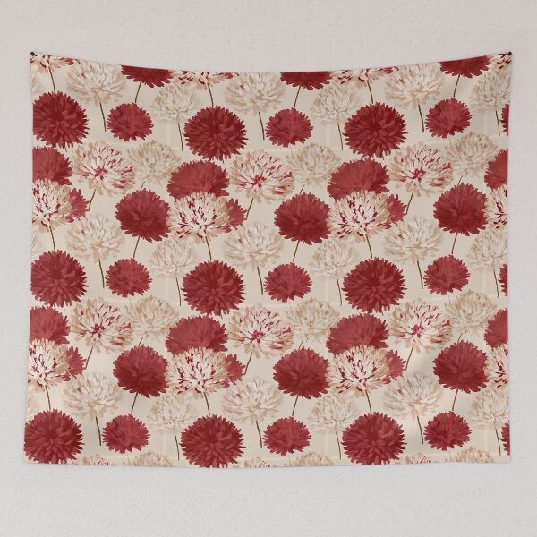 Item preview, Charming Chrysanthemum Print  - Flower Bouquet Pattern - Anniversary Gifts For Him designed and sold by RoyalStarsPatts.