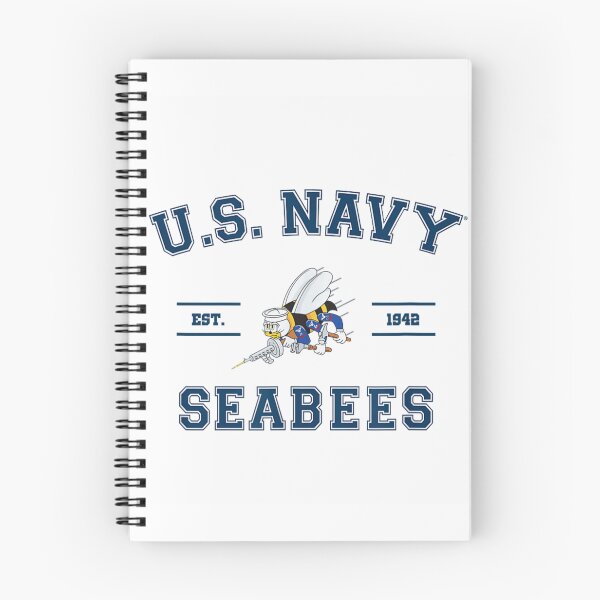 Item preview, US Navy Seabees Est 1942 Military Fighting Bee Emblem designed and sold by VedaSeraphina.