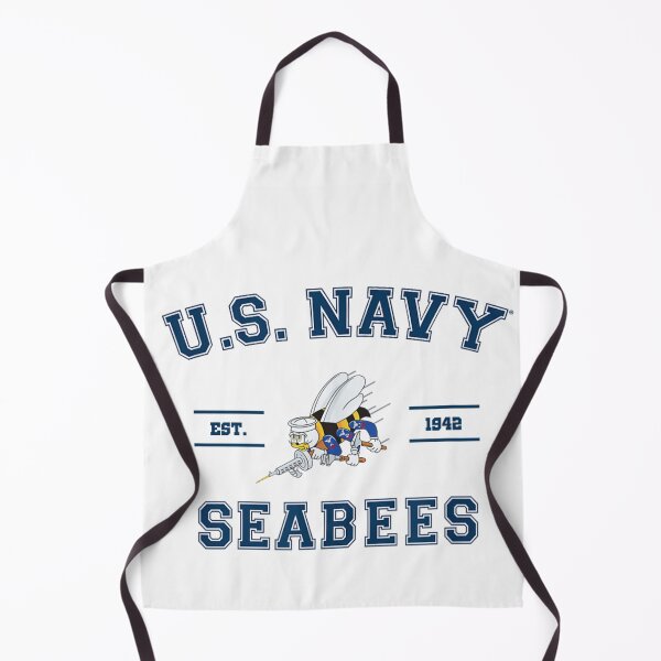 Item preview, US Navy Seabees Est 1942 Military Fighting Bee Emblem designed and sold by VedaSeraphina.