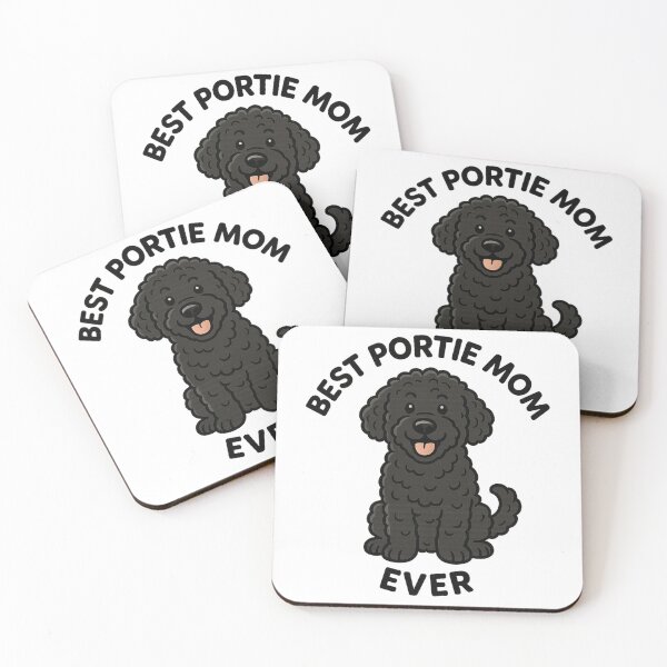 Item preview, Best Portie Mom Ever Cute Portuguese Water Dog Dog Mom Design designed and sold by FurAndFlaireg.