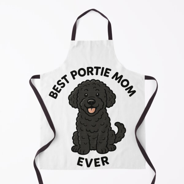 Item preview, Best Portie Mom Ever Cute Portuguese Water Dog Dog Mom Design designed and sold by FurAndFlaireg.