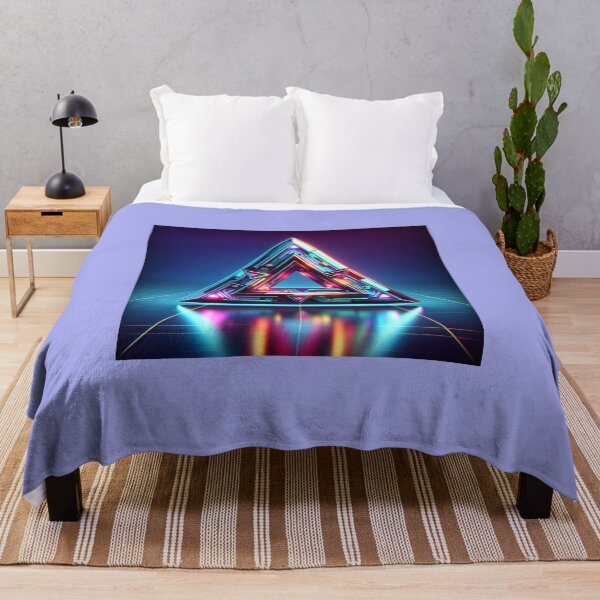 Item preview, SLEEK NEON GEOMETRY TRIANGULAR designed and sold by Catalina Kate.