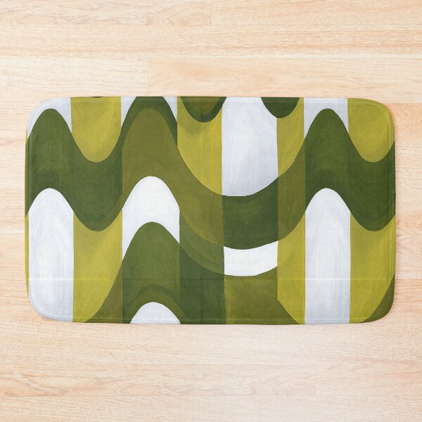 Item preview, Sage Green Modern Wavy Stripe designed and sold by Piotrek0001.