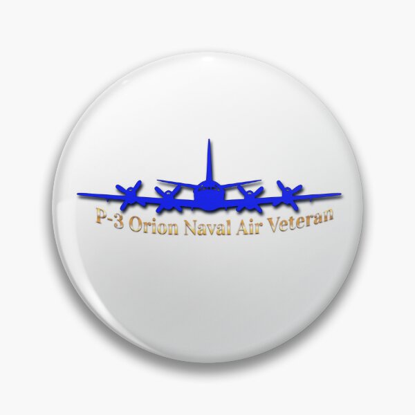 Item preview, P-3 Orion Airplane Naval Air Veteran designed and sold by Squirrel Adventurous.