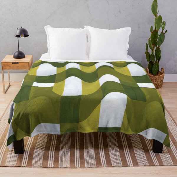 Item preview, Sage Green Modern Wavy Stripe designed and sold by Piotrek0001.