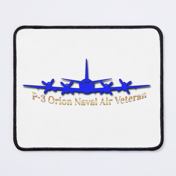 Item preview, P-3 Orion Airplane Naval Air Veteran designed and sold by Squirrel Adventurous.