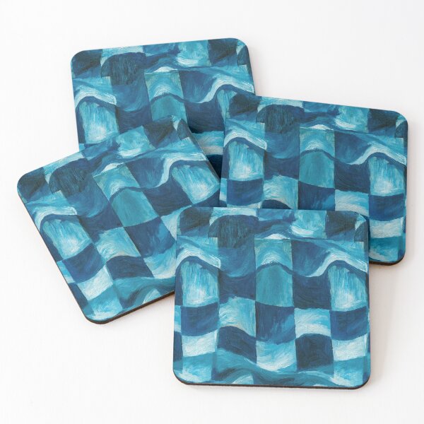 Item preview, Royal Blue Painted Wave Art designed and sold by Piotrek0001.