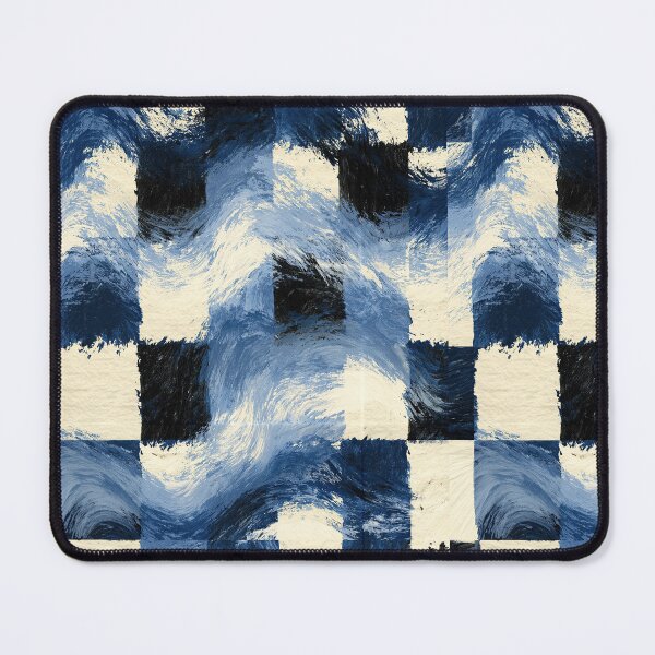 Item preview, Sapphire Blue Glitch Grid Pattern designed and sold by Piotrek0001.