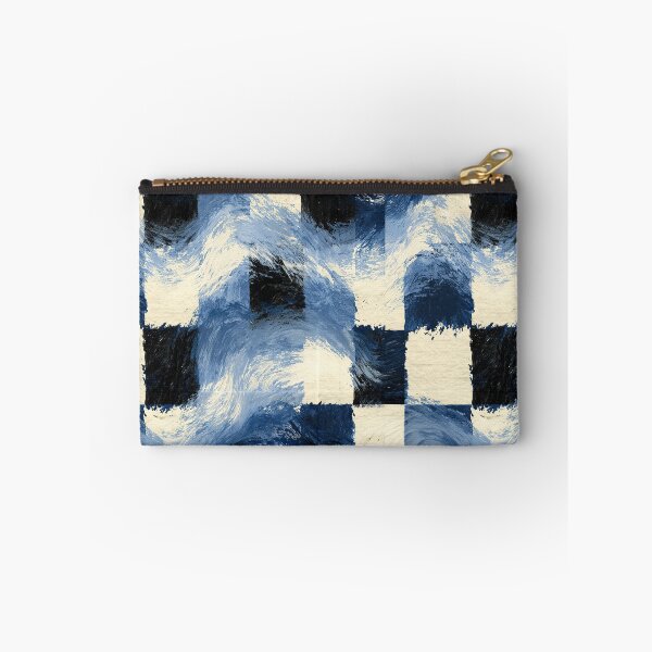 Item preview, Sapphire Blue Glitch Grid Pattern designed and sold by Piotrek0001.