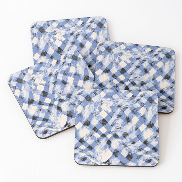 Item preview, Sky Blue Painted Gingham Texture designed and sold by Piotrek0001.